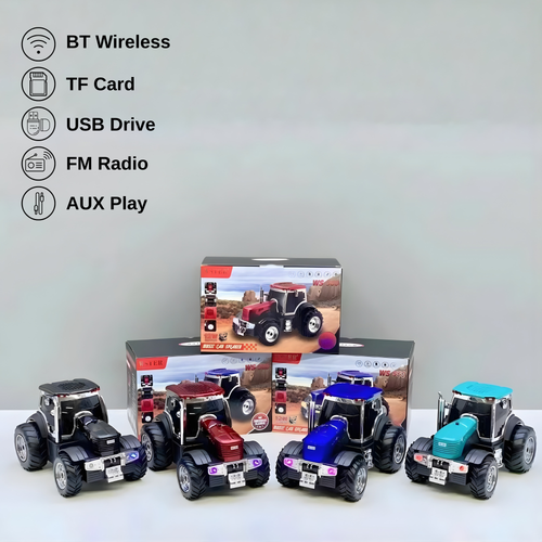 Boxă Portabilă Tractor WS-560 – Bluetooth, Calitate Audio Premium Bluetooth, FM, TWS, Handsfree, Selfie, USB - emerald