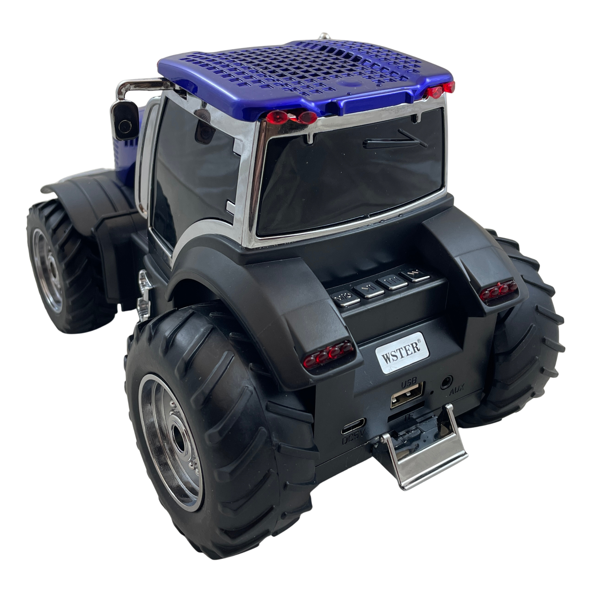 Boxă Portabilă Tractor WS-560 – Bluetooth, Calitate Audio Premium Bluetooth, FM, TWS, Handsfree, Selfie, USB - albastru